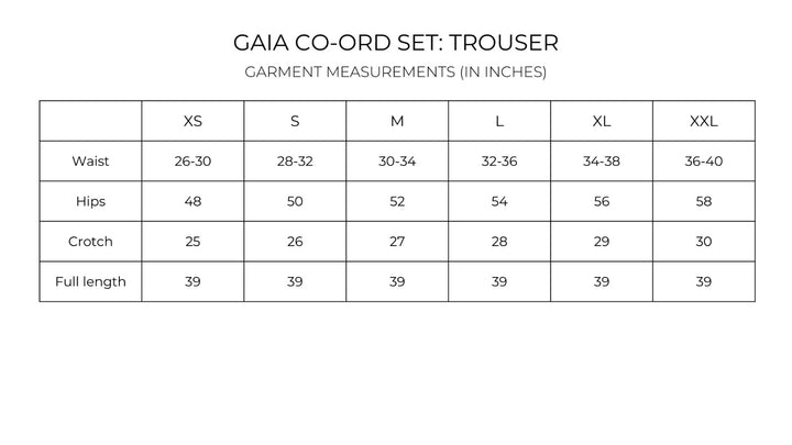 Gaia Co-ord Set