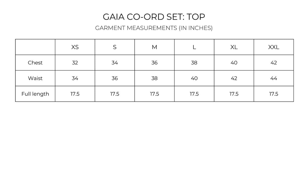 Gaia Co-ord Set