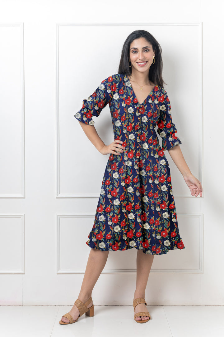 Kelly Poppy Dress