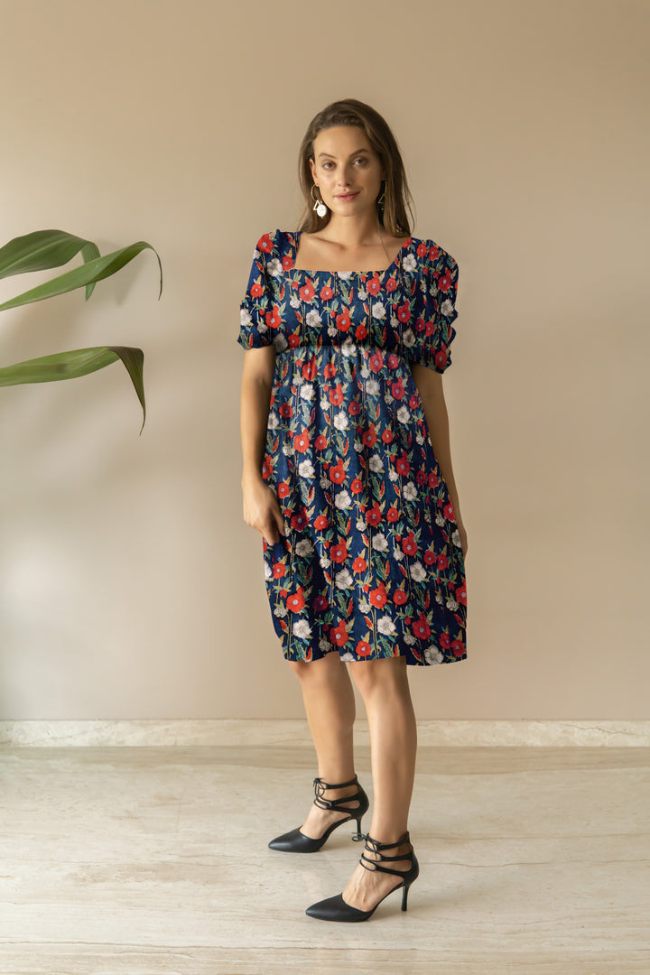 Fiona Poppy Dress